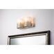 Sawgrass 2 Light 15 inch Silver Bath Light Wall Light in Silver Leaf with Antique